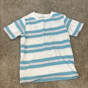 Striped Blue and White Kids Shirt